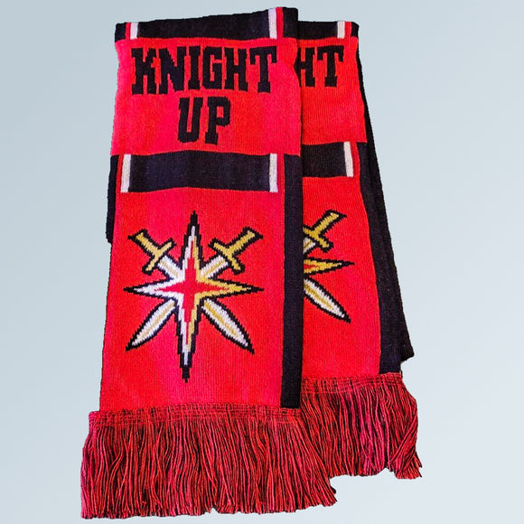 Vegas Golden Knights Red “Knight Up” Scarf