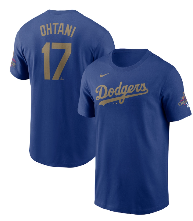 Shohei Ohtani Los Angeles Dodgers 2025 Gold Collection Name