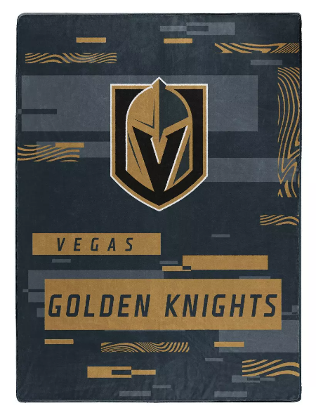 Vegas Golden Knight Royal Plush Raschel Blanket