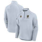 Vegas Golden Knights 2026 Stanley Cup Playoffs Authentic Pro Quarter Zip - Gray