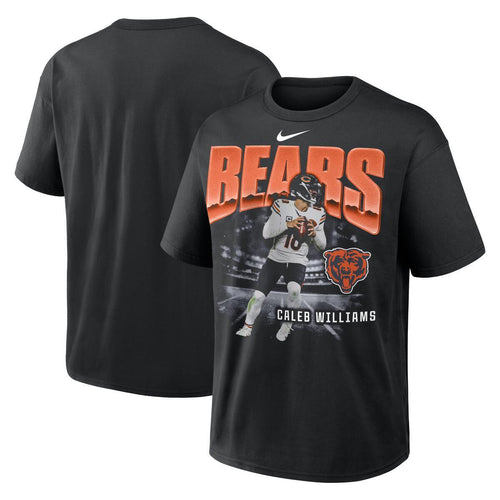 Caleb Williams Chicago Bears Nike Player Graphic Oversized Max90 T-Shirt - Black