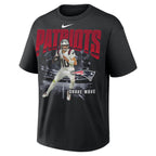 Drake Maye New England Patriots Nike Player Graphic Oversized Max90 T-Shirt - Black