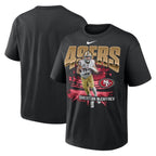Christian McCaffrey San Francisco 49ers Nike Player Graphic Oversized Max90 T-Shirt - Black