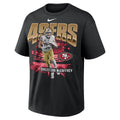 Christian McCaffrey San Francisco 49ers Nike Player Graphic Oversized Max90 T-Shirt - Black