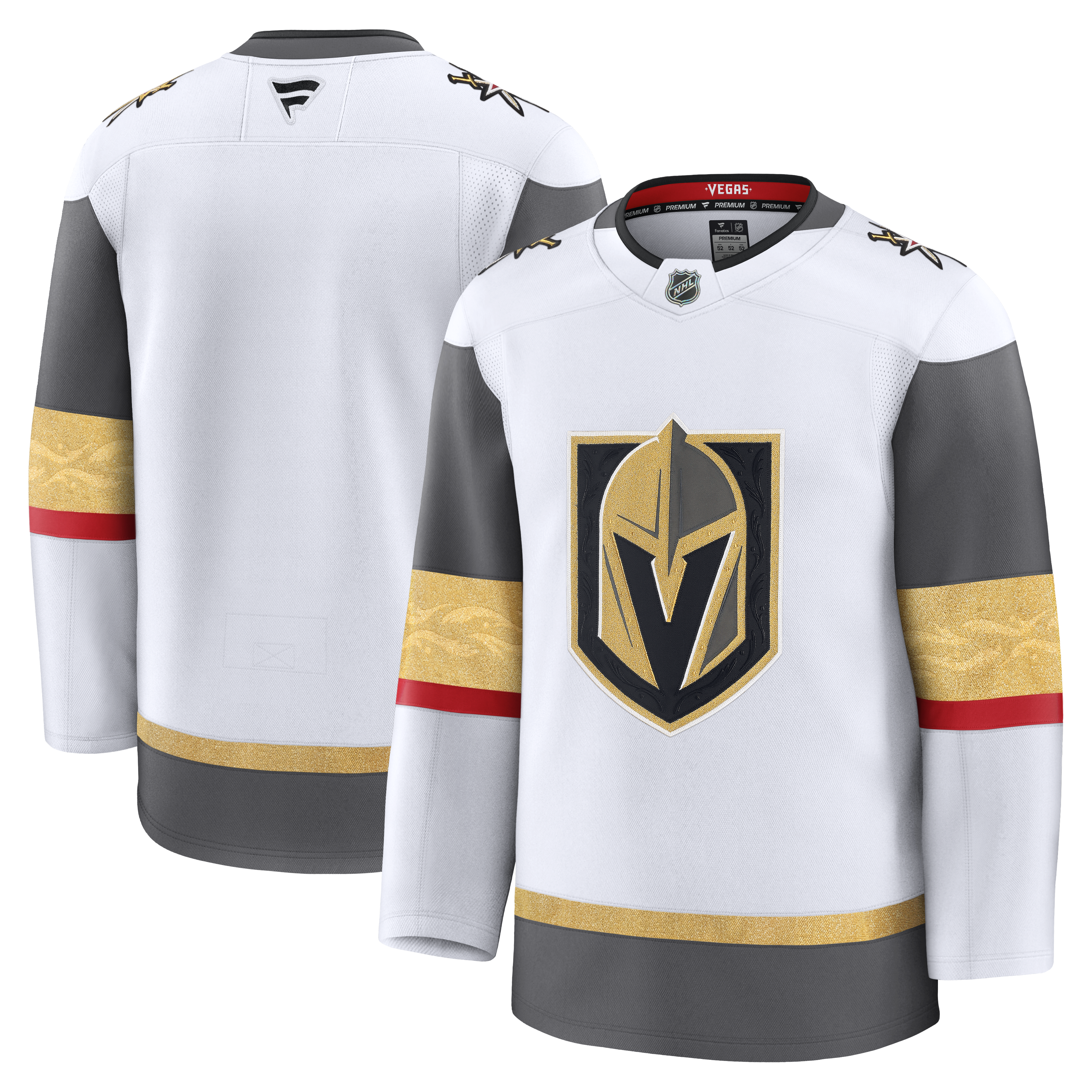 Vegas Golden Knights Fanatics Premium Jersey ROAD - WHITE