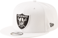 Las Vegas Raiders NFL New Era Men's 9Fifty White Snapback Hat