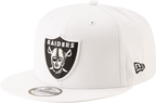 Las Vegas Raiders NFL New Era Men's 9Fifty White Snapback Hat