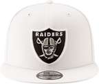 Las Vegas Raiders NFL New Era Men's 9Fifty White Snapback Hat
