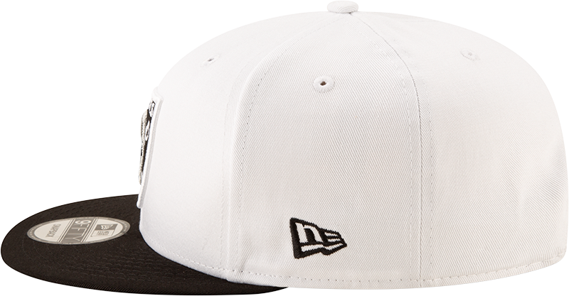 Las Vegas Raiders NFL New Era Men's 9Fifty 2 Tone White/Black Snapback Hat