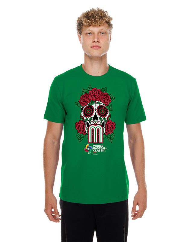2026 Men's New Era Team Mexico World Baseball Classic Green T Shirt