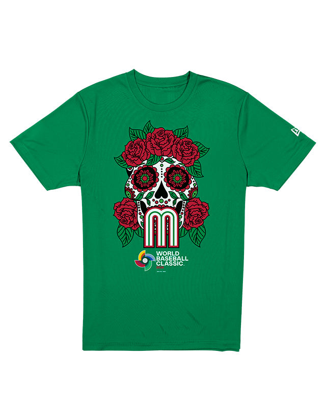 2026 Men's New Era Team Mexico World Baseball Classic Green T Shirt
