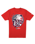 2026 Men's New Era Team USA World Baseball Classic Red T Shirt