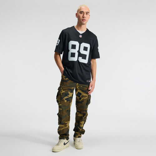 Brock Bowers Las Vegas Raiders Nike NFL Team Vapor F.U.S.E. Stitched Limited Jersey Home - Black