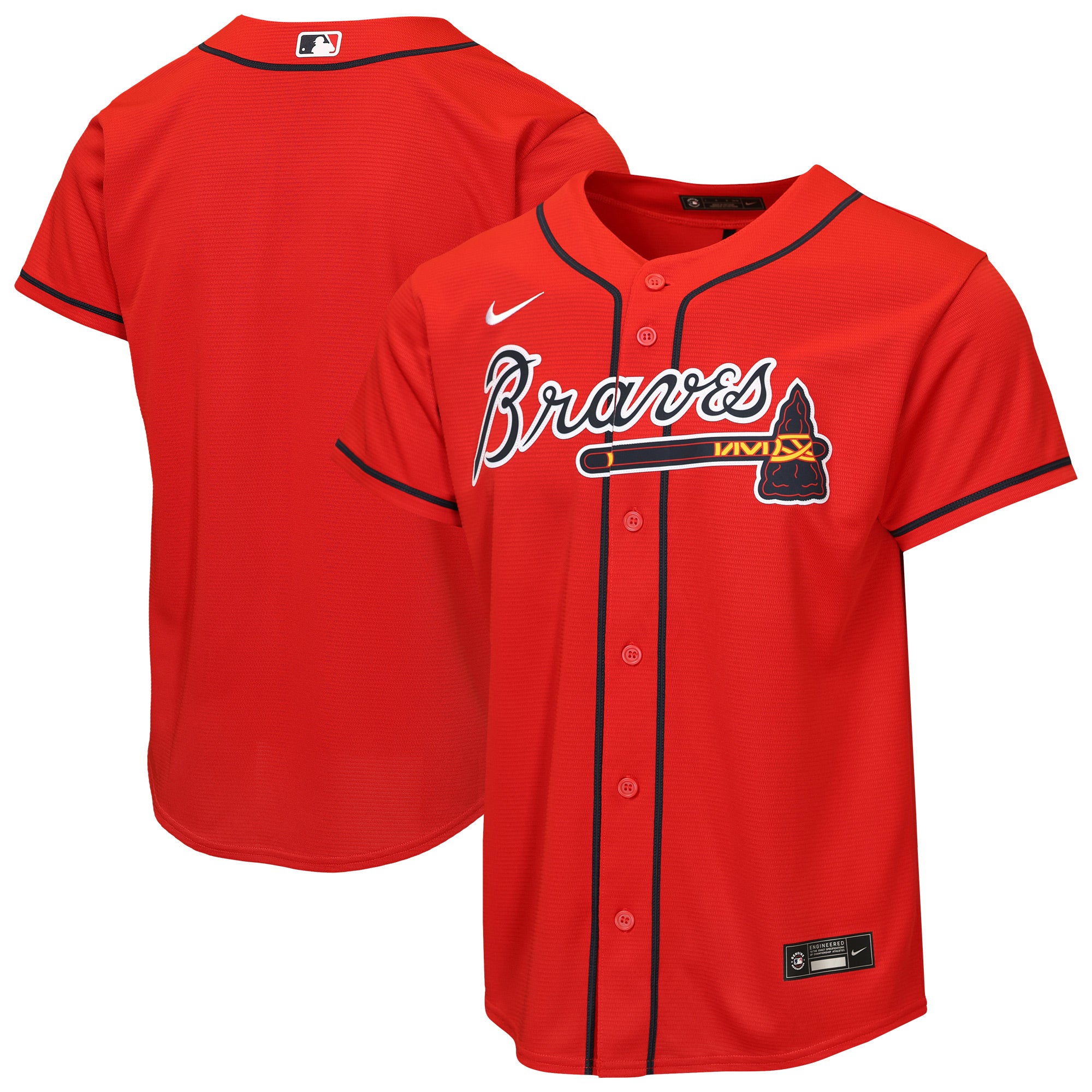 Nike Men's MLB Atlanta Braves Replica Jersey Alternate