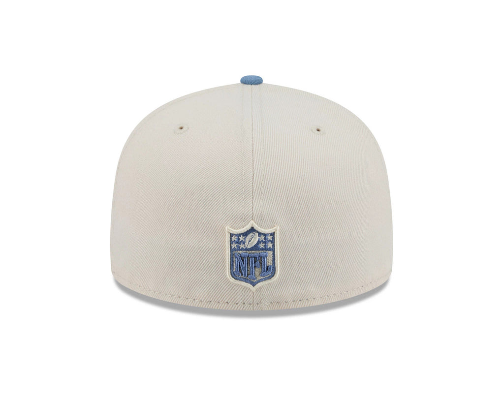 Dallas Cowboys New Era 2 Tone Color Pack Faded Denim Blue / Light Beige 59FIFTY Fitted