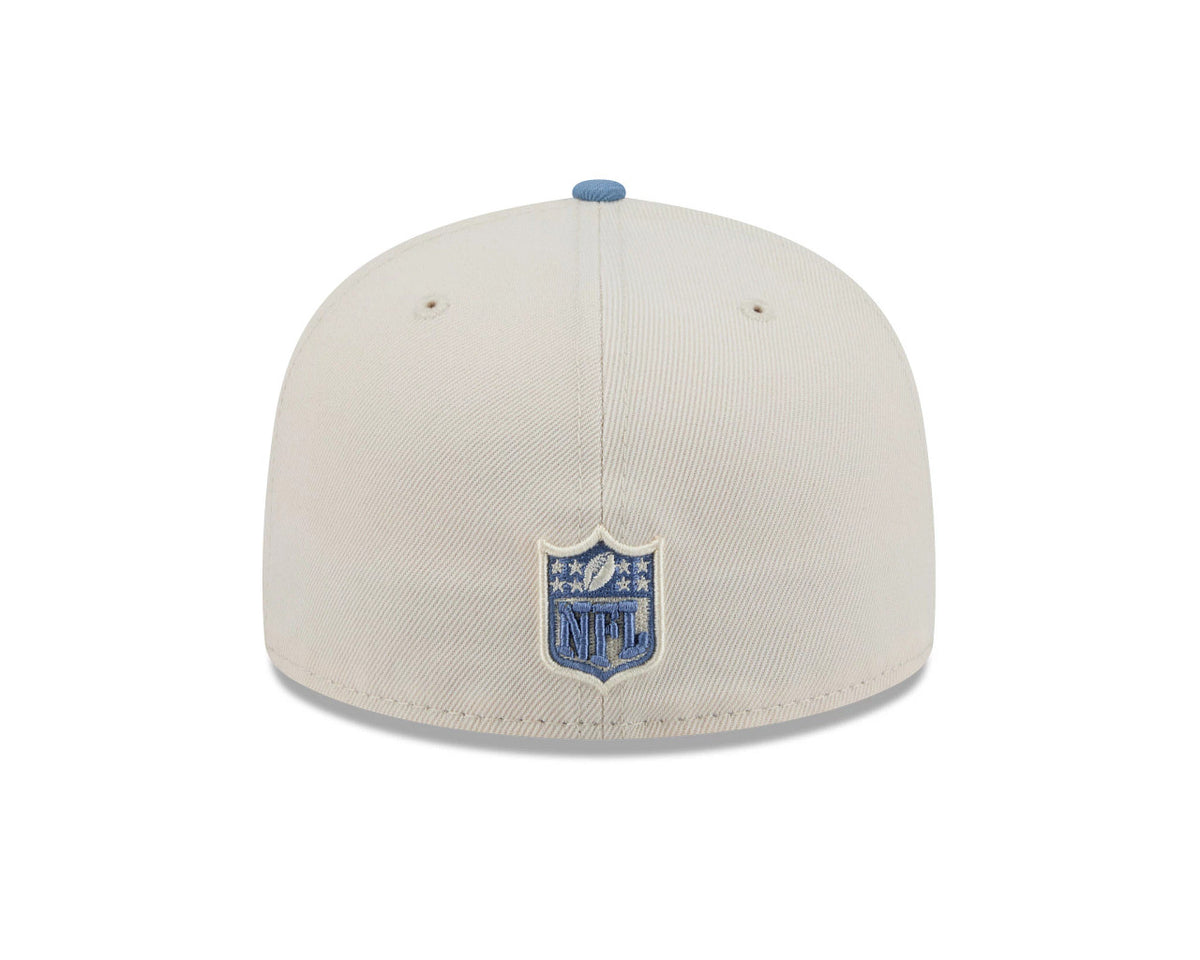 Dallas Cowboys New Era 2 Tone Color Pack Faded Denim Blue / Light Beige 59FIFTY Fitted