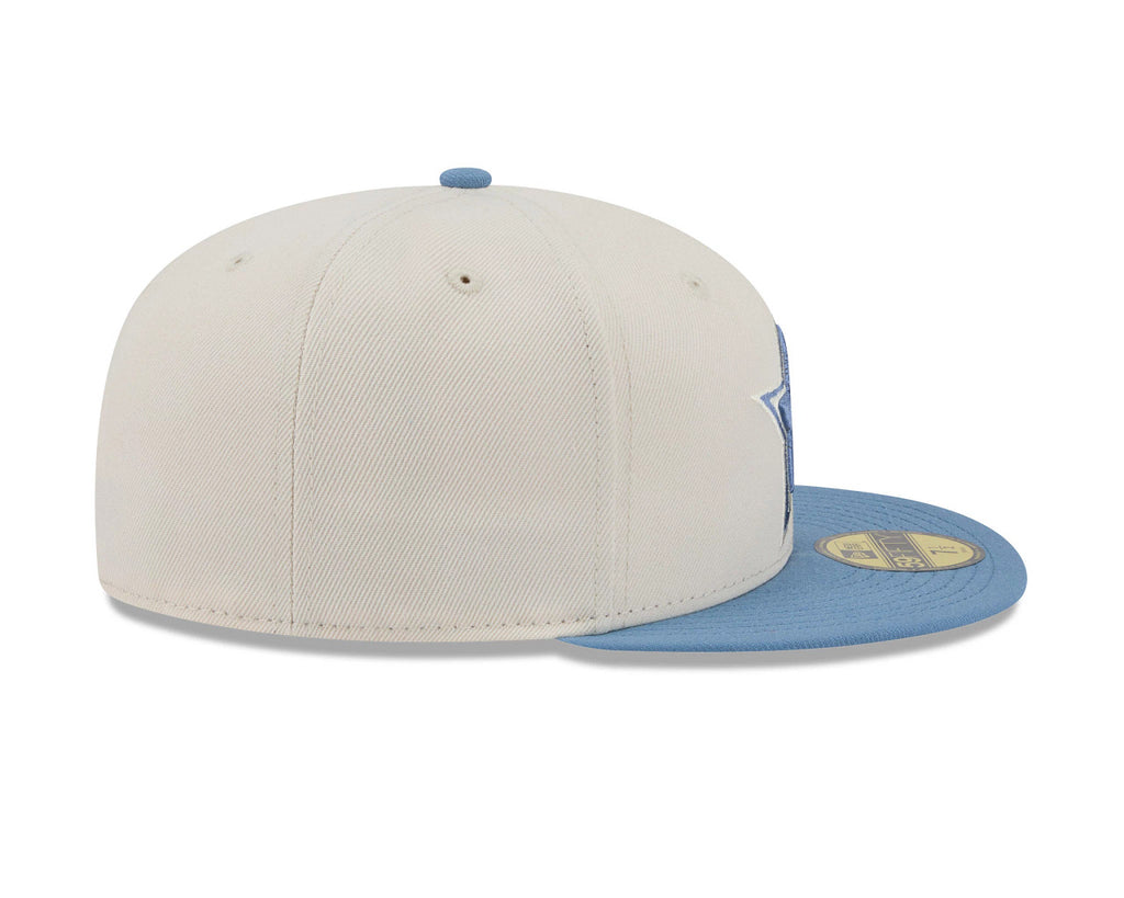 Dallas Cowboys New Era 2 Tone Color Pack Faded Denim Blue / Light Beige 59FIFTY Fitted