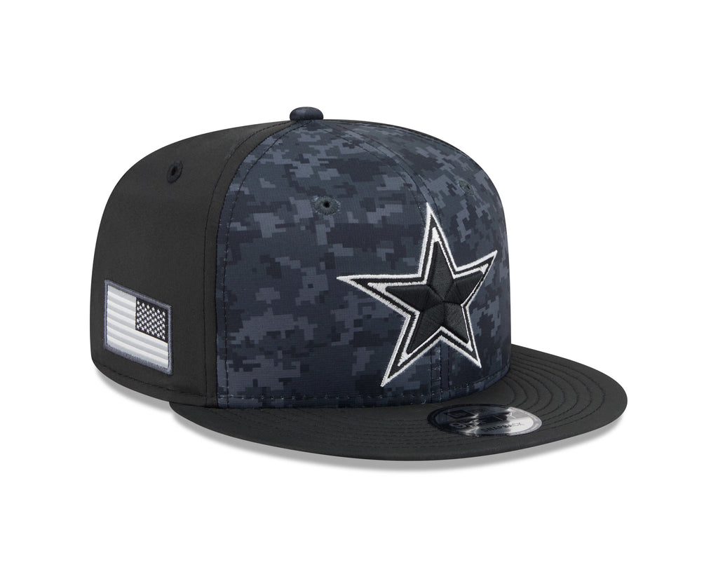 Dallas Cowboys NFL New Era 2026 Salute To Service 9FIFTY Snapback Hat - Black