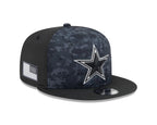 Dallas Cowboys NFL New Era 2026 Salute To Service 9FIFTY Snapback Hat - Black