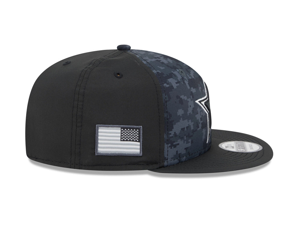 Dallas Cowboys NFL New Era 2026 Salute To Service 9FIFTY Snapback Hat - Black