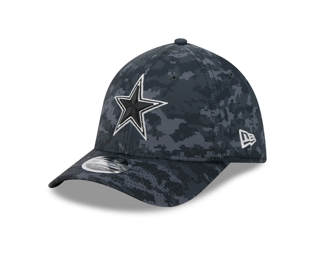 Dallas Cowboys New Era 2026 NFL Salute To Service 39THIRTY M-Crown Stretch Hat - Black