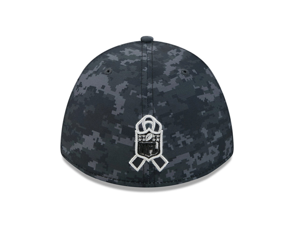 Dallas Cowboys New Era 2026 NFL Salute To Service 39THIRTY M-Crown Stretch Hat - Black