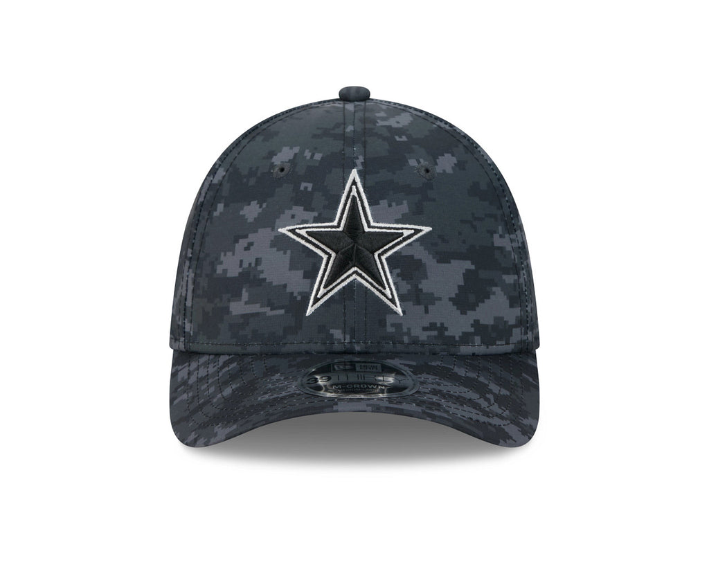 Dallas Cowboys New Era 2026 NFL Salute To Service 39THIRTY M-Crown Stretch Hat - Black