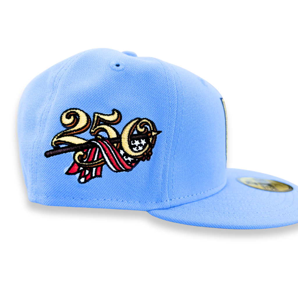 Vegas Golden Knights New Era Sky Blue USA 250th 59Fifty Fitted Hat