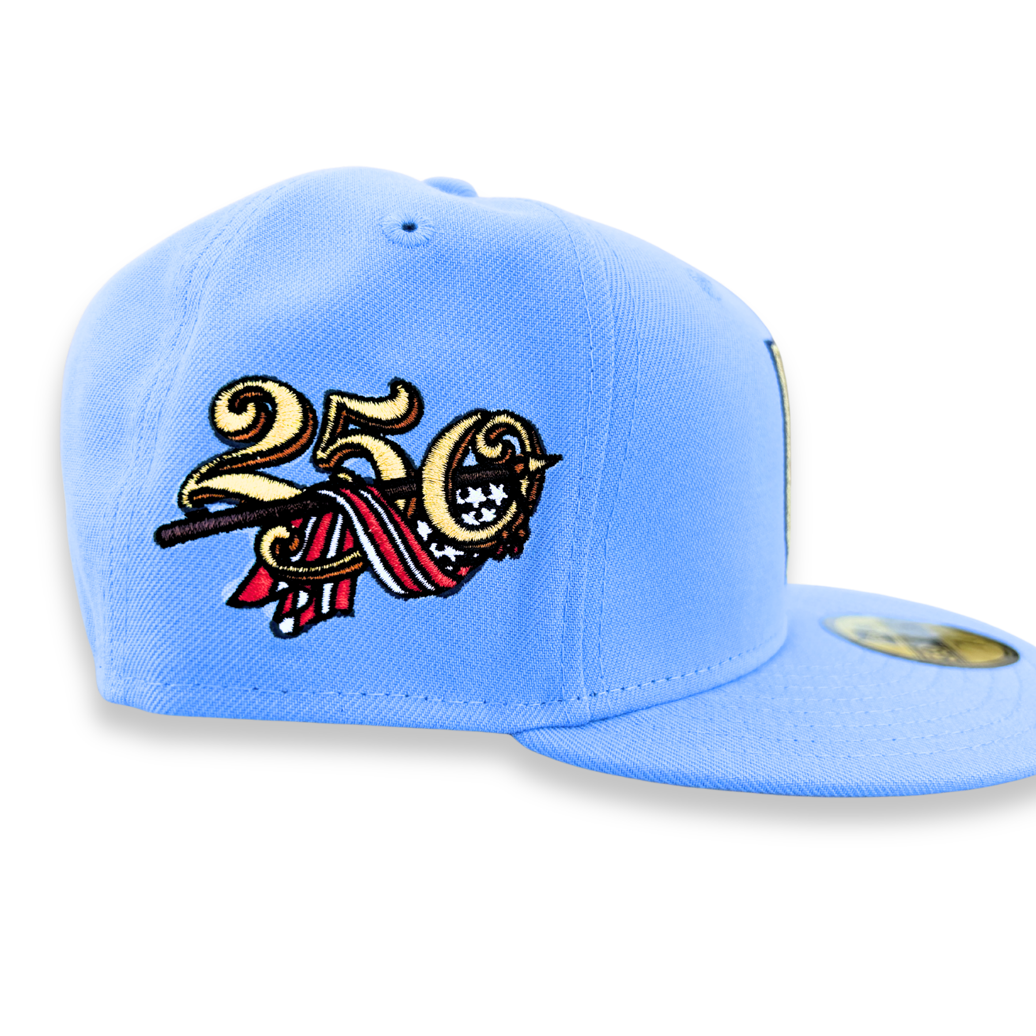 Vegas Golden Knights New Era Sky Blue USA 250th 59Fifty Fitted Hat