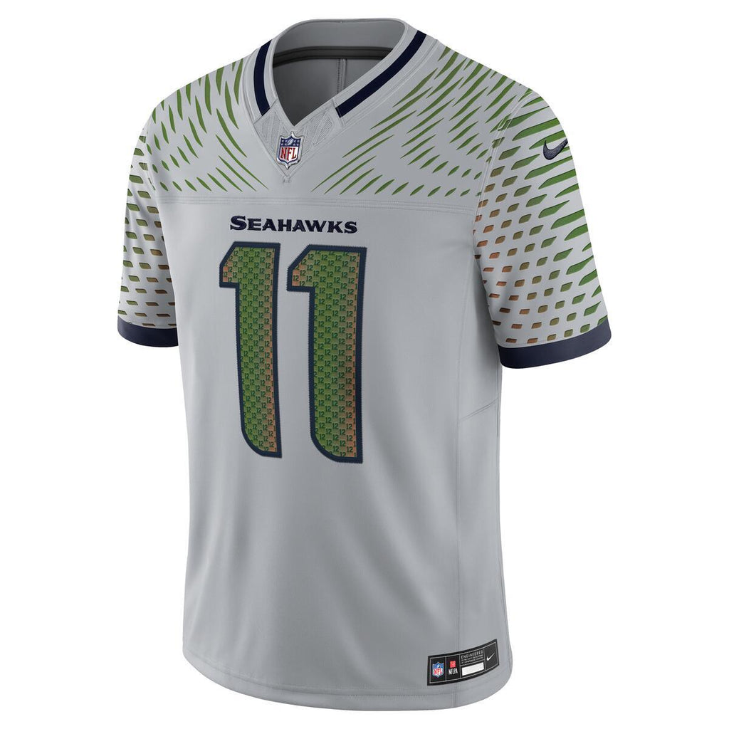 Jaxon Smith-Njigba Seattle Seahawks Nike NFL Rivalries Collection Stitched Limited Jersey - Gray