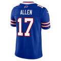 Josh Allen Buffalo Bills Nike NFL Team Vapor F.U.S.E. Stitched Limited Jersey Home - Royal