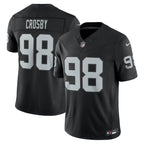 Maxx Crosby Las Vegas Raiders Nike NFL Team Vapor F.U.S.E. Stitched Limited Jersey Home - Black