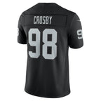 Maxx Crosby Las Vegas Raiders Nike NFL Team Vapor F.U.S.E. Stitched Limited Jersey Home - Black