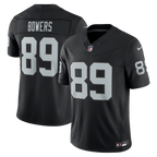 Brock Bowers Las Vegas Raiders Nike NFL Team Vapor F.U.S.E. Stitched Limited Jersey Home - Black