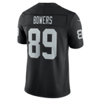 Brock Bowers Las Vegas Raiders Nike NFL Team Vapor F.U.S.E. Stitched Limited Jersey Home - Black