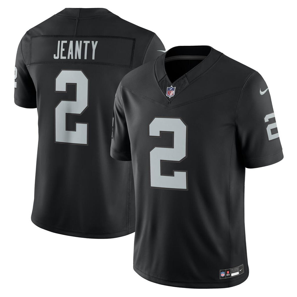 Ashton Jeanty Las Vegas Raiders Nike NFL Team Vapor F.U.S.E. Stitched Limited Jersey Home - Black