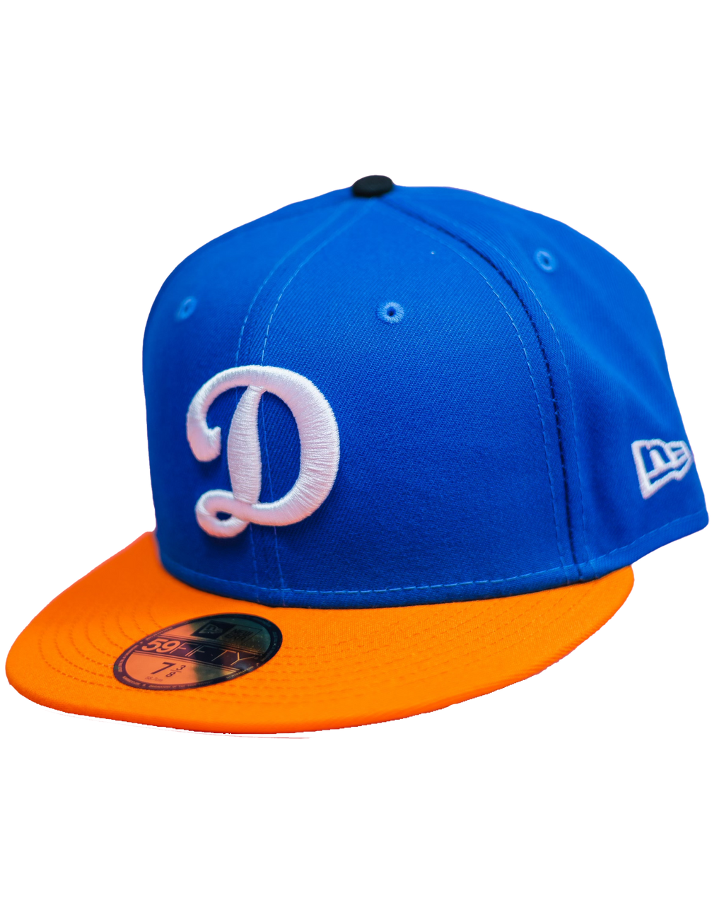 MLB Los Angeles Dodgers New Era 59-Fifty Palette Blue/ Dim Orange - Gray UV