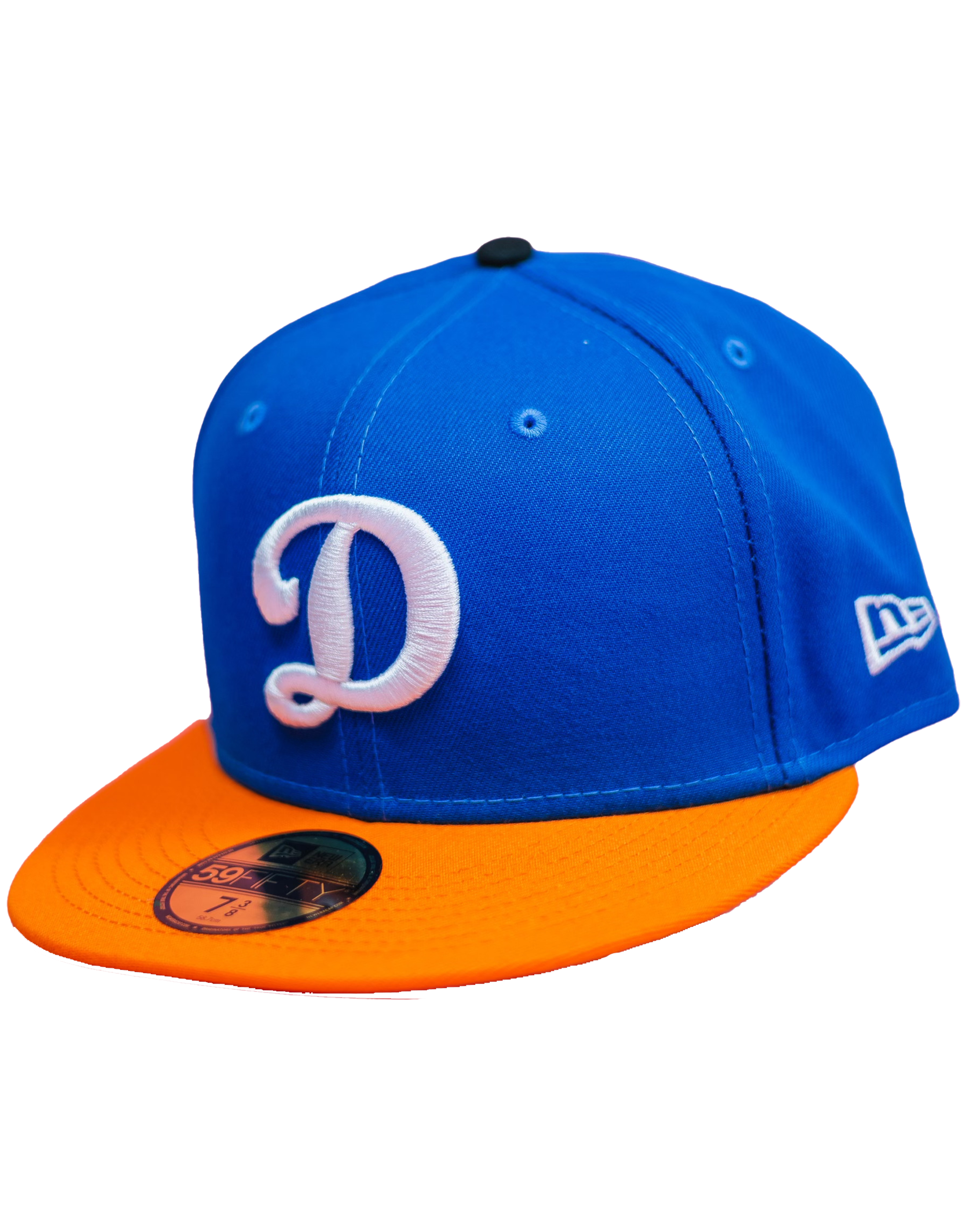 MLB Los Angeles Dodgers New Era 59-Fifty Palette Blue/ Dim Orange - Gray UV