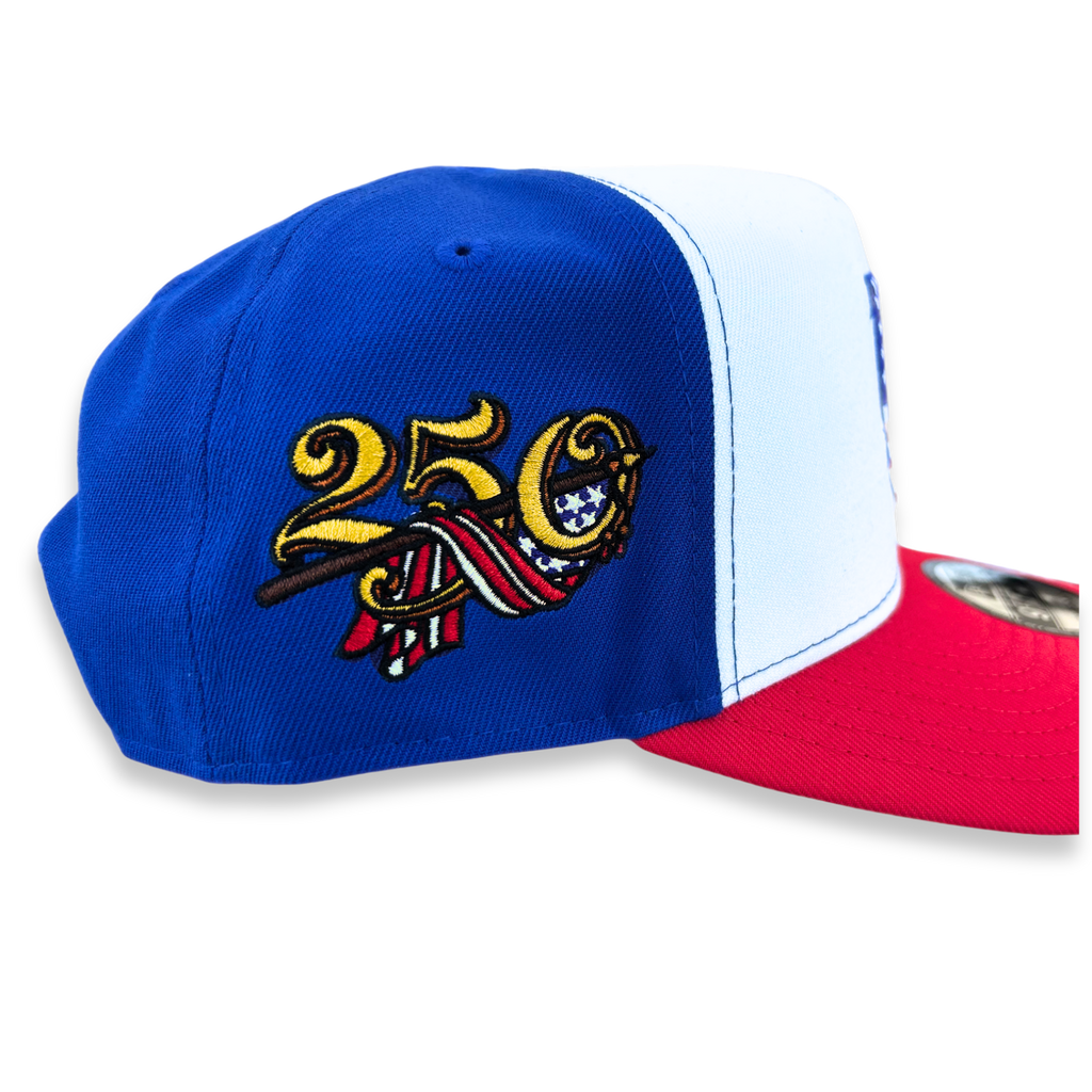 Los Angeles Dodgers New Era Multi Colored USA 250th 9FIFTY A-Frame Snapback
