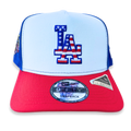 Los Angeles Dodgers New Era Multi Colored USA 250th 9FIFTY A-Frame Snapback