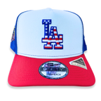 Los Angeles Dodgers New Era Multi Colored USA 250th 9FIFTY A-Frame Snapback