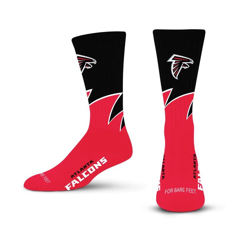 NFL Black Men's Wave Sock