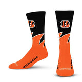 NFL Black Men's Wave Sock