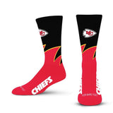NFL Black Men's Wave Sock