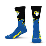 NFL Black Men's Wave Sock