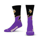 NFL Black Men's Wave Sock