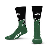 NFL Black Men's Wave Sock