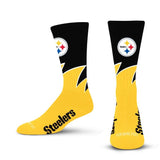 NFL Black Men's Wave Sock
