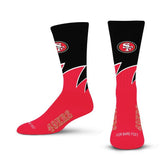 NFL Black Men's Wave Sock