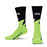 NFL Black Men's Wave Sock